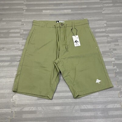 Lifted Research Group LRG Chino 9” Shorts Mens Size 28 Green Drawstring $50 - Image 1 of 4