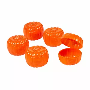 Halloween Pumpkin Treat Container, Party Supplies, 24 Pieces - Picture 1 of 1