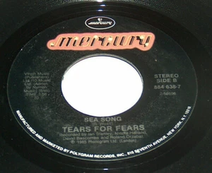45 RPM Tears For Fears Sea Song, Mothers Talk Mercury Pop Rock Vinyl 638-7 EX - Picture 1 of 4