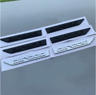 2Pcs Chrome Black Allroad Fender Letters Badge Emblem for Audi A4 B9 A6 C5 C7 C8