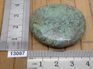 CHRYSOCOLLE pierre plate galet - mineraux lithotherapie soin reiki bien etre - Picture 1 of 2