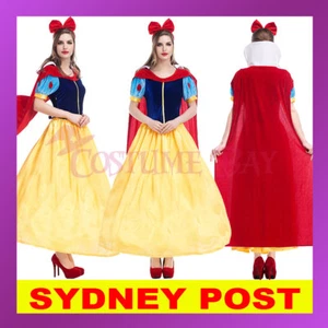 Snow White Inspired Cinderella Princess Costume Halloween Fairytale Fancy Dress - Bild 1 von 9