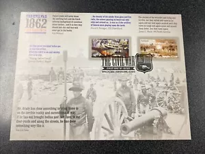 FDC 4664 -65 The Civil War 1862 First Day Canceled Sheet 2012 - Picture 1 of 2