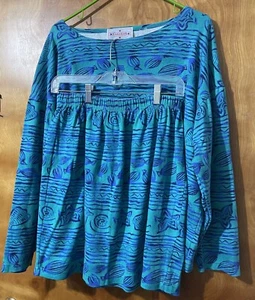 Sailgear Vintage Rock & Top Muscheln Strand Motiv Print 🏝️ Gr. L - Bild 1 von 6