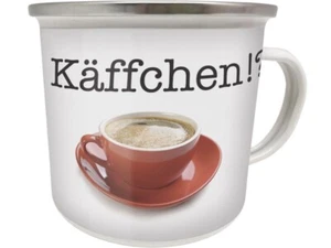 Taza esmaltada 0,5 L - ¡GORRO!? - TAZA DE CAFÉ CAFÉ ESPRESSO EB39 - Imagen 1 de 2