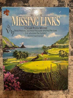 Rompecabezas BePuzzled 1990 misterio "El caso de los eslabones perdidos" 500 piezas Foto 1 de 2