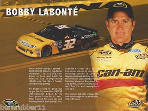 2016 BOBBY LABONTE "CAN-AM" #32 NASCAR SPRINT CUP B/B POSTCARD - Picture 1 of 1