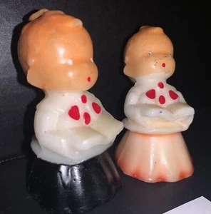 "2 velas de Navidad vintage GURLEY villancicos de coro 3""" - Imagen 1 de 6