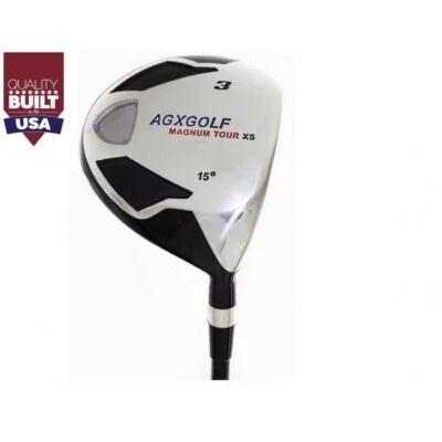 AGXGOLF NEW MENS XS 15° #3 FAIRWAY WOOD RH GRAPHITE SHAFT; ALL SIZES & FLEXES US