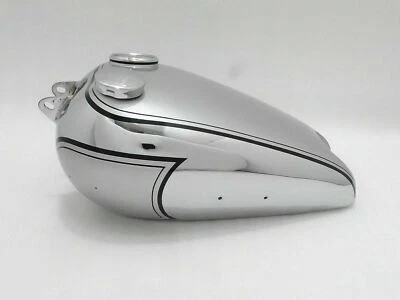 BSA C10 C11 250cc SILVER PAINT CHROMED PETROL FUEL GAS TANK + SMITH SPEEDO+CAP Foto 1 de 4