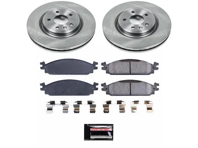 Kit de pastillas de freno delanteras y rotor para Lincoln MKT YR172XS 2010 Foto 1 de 1