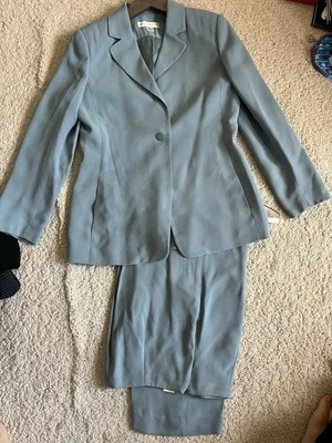 Conjunto de traje pantalón forrado Petite Sophisticate para mujer talla 6 Petite Foto 1 de 4