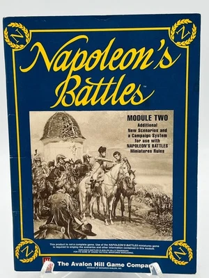 Napoleon's Battles Module Two Scenarios Campaign Avalon Hill Wargame Miniatures - Image 1 of 4