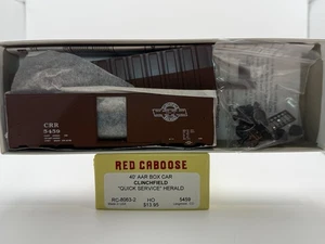 HO Red Caboose Clinchfield 40’ AAR Boxcar Kit 5459 – Unbuilt CRR “Quick Service” - Picture 1 of 1