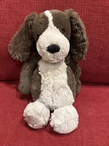 Jellycat London Bashful Fudge Puppy Dog Plush Stuffed Animal, 10 Inch - Picture 1 of 10