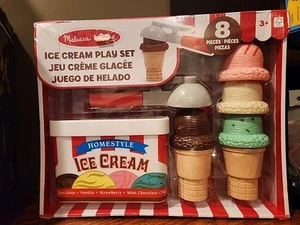 Melissa & Doug Ice Cream Play Set 8 Pieces 4087 New - Picture 1 of 7
