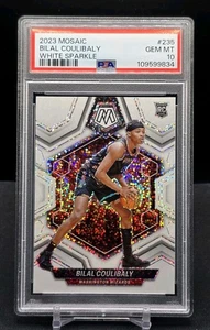 BILAL COULIBALY 2023-24 Panini Mosaic RC WHITE SPARKLE SP #235 PSA 10 GEM Pop.3 - Bild 1 von 4