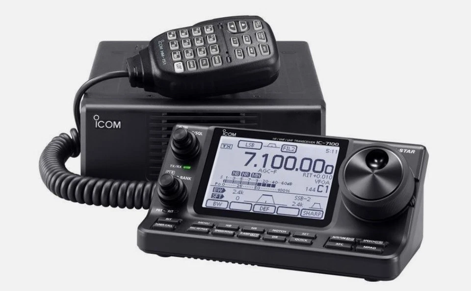 Icom IC-7100 100W Transceiver HF+50MHz + 144MHz + 430MHz HAM, AMATEUR RADIO - image 1 of 4