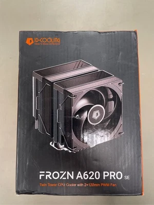 ID-COOLING FROZN A620 ARGB Dual-Tower Air CPU Cooler with ARGB Lighting, 6×Ф6m 3 - Image 1 of 3