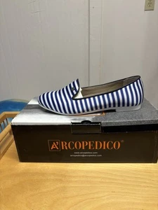 Arcopedico STRIP Blue, Slip-on Sneaker Shoe Size Eu 37, US 6.5 - Picture 1 of 3