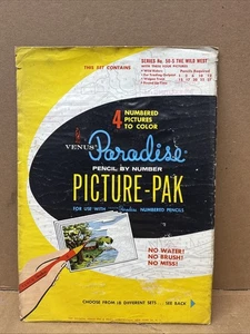 Venus Paradise Bilder-Pak 4 Blatt unbenutzt Bleistift nach Nummer 50-5 Der Wilde Westen - Bild 1 von 7