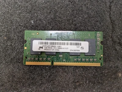 Used, Micron Tech, MT4JSF12864HZ-1G4D1, 1GB DDR3 Sdram Memory Module 5320M - Image 1 of 4