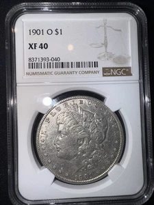 1901 O Morgan Silver Dollar NGC XF40 - Picture 1 of 4