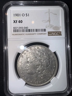 1901 O Morgan Silver Dollar NGC XF40 - Image 1 of 4