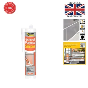 280ml Black Silicone Sealant – Waterproof, Anti-Fungal for Home Projects - Picture 1 of 9