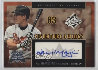 2005 Fleer National Pastime Signature Swings Val Majewski #SS-VAL Auto - Image 1 of 2