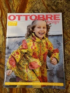 Ottobre Magazine Autumn 4/2009 New and Uncut Euro Sewing Patterns - Picture 1 of 4