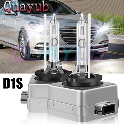 D1S HID Headlight Bulbs Front 35W 3800LM For Genesis G80 2017 6000K White Qty 2 Foto 1 de 4