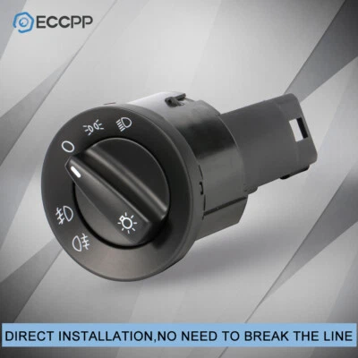 Interruptor de faros eléctricos para VW Beetle VW Golf VW Jetta VW Passat nuevo delantero Foto 1 de 4