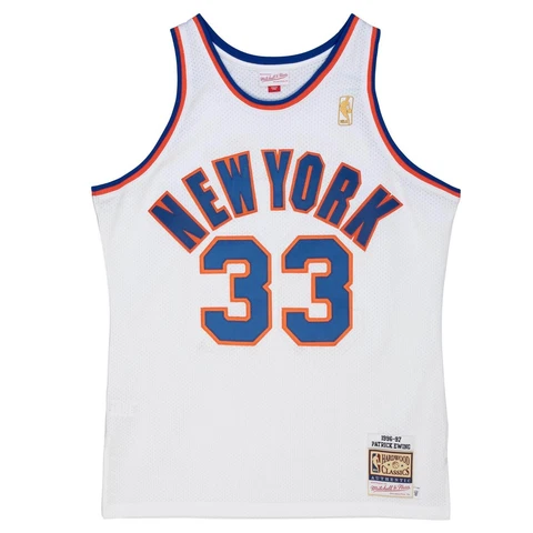 Mitchell & Ness NBA Authentic Jersey Knicks 96 Patrick Ewing White *NEW* Cover