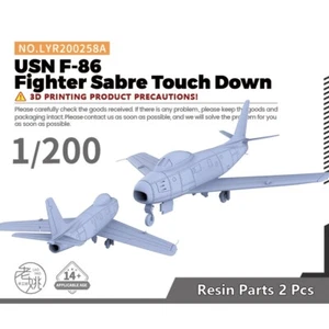 LYR200258A 1/200 Military Model Kit USN F-86 Fighter Sabre Touch Down - Bild 1 von 4