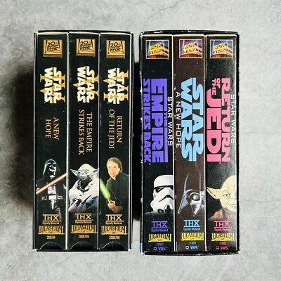Star Wars Trilogy VHS Lucasfilm Movie Box Set Lot of 2 - Image 1 of 4