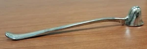 VTG silver plated candle snuffer 10" heavy classic prop holiday dinner - Picture 1 of 3