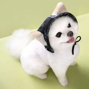 Sunproof Pet Hat Ear Holes Chihuahua Cap Cute Cat Cowboy Hat Tiny Pet - Picture 1 of 13