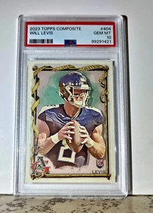 Will Levis 2023 Topps Allen & Ginter NFL #404 Rookie Football Card PSA 10 Gem - Picture 1 of 2