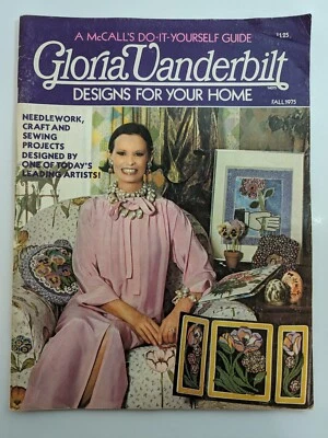 Vintage Fall 1975 McCall's Gloria Vanderbilt Designs for Your Home Magazine - Image 1 of 4