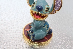 Arribas Brothers Ltd Ed. Stitch On Star Jeweled Swarovski Disney Figurine - Picture 1 of 16
