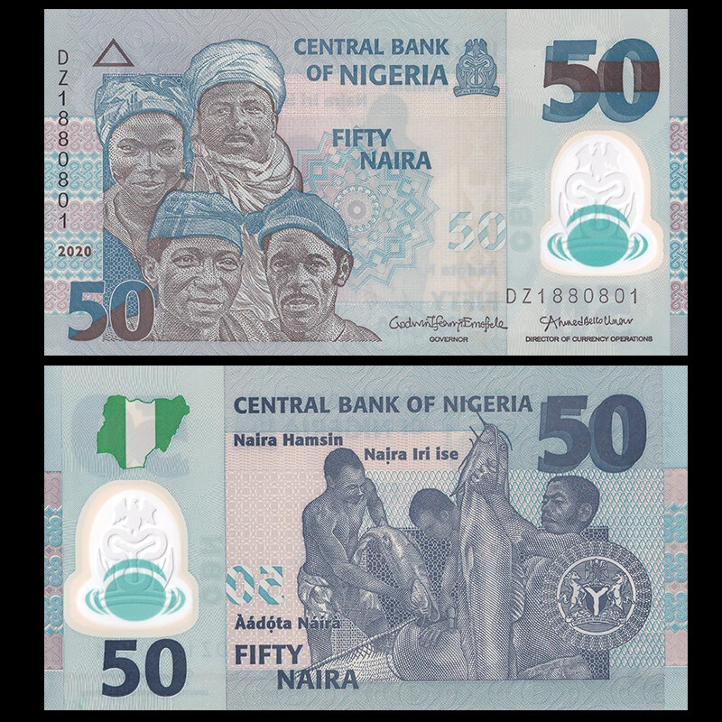 Nigeria 50 Naira, 2011-20, P-40, Polymer, Banknote, UNC - Image 1 of 1