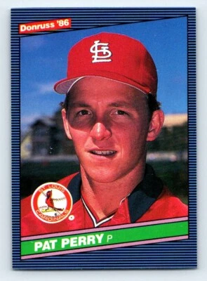 1986 Donruss - #596 Pat Perry (RC) - *Near Mint* - Image 1 of 2