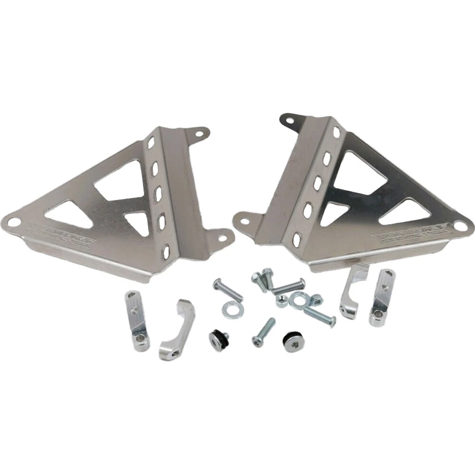 Works Connection Honda CRF 250R/450R 2025 Silver Radiator Braces - image 1 of 4