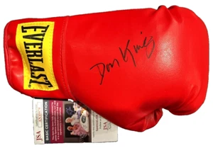 GUANTE DE BOXEO EVERLAST FIRMADO DON KING AUTOGRAFIADO PROMOTOR HOF 1997 JSA AUTENTICIDAD - Imagen 1 de 6