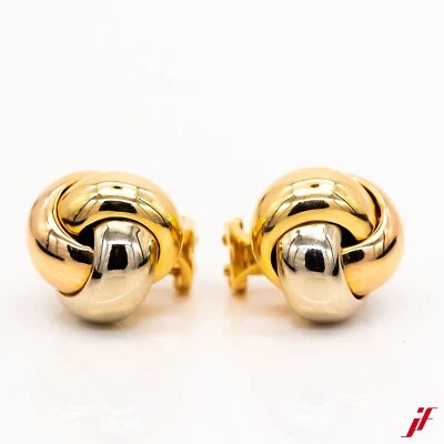 Cartier Trinity Ohrclips 750/18K Tricolor - mit Box - Bild 1 von 3