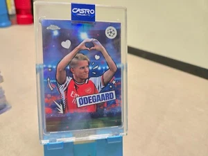 MARTIN ODEGAARD 2024 TOPPS CHROME UEFA #TF-6 TIFO ARSENAL CASE HIT SSP - Picture 1 of 2
