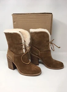 UGG Australia Jerene Turn Down Ankle Boot in Chestnut - UK 6.5/EU 39 - Picture 1 of 8