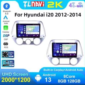 Car Stereo GPS Navigation Radio For Hyundai i20 Multimedia Stereo Player Screenq - Picture 1 of 24
