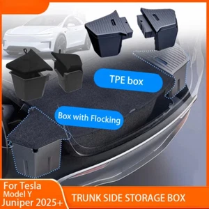 For Tesla New Model Y 2025 Launch Juniper 2025+ Rear Trunck Side Storage Box New - Picture 1 of 31